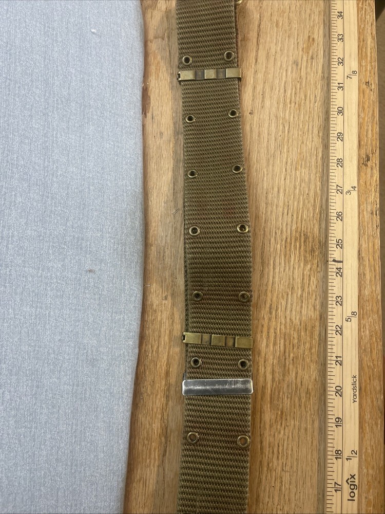 ORIGINAL US ARMY EQUIPMENT FIELD BELT-green