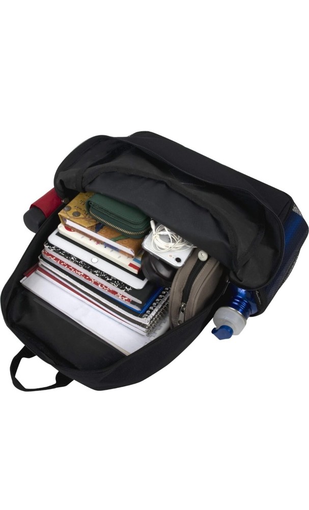 Solid Color Backpack for School - Backpack with Reflector Strip