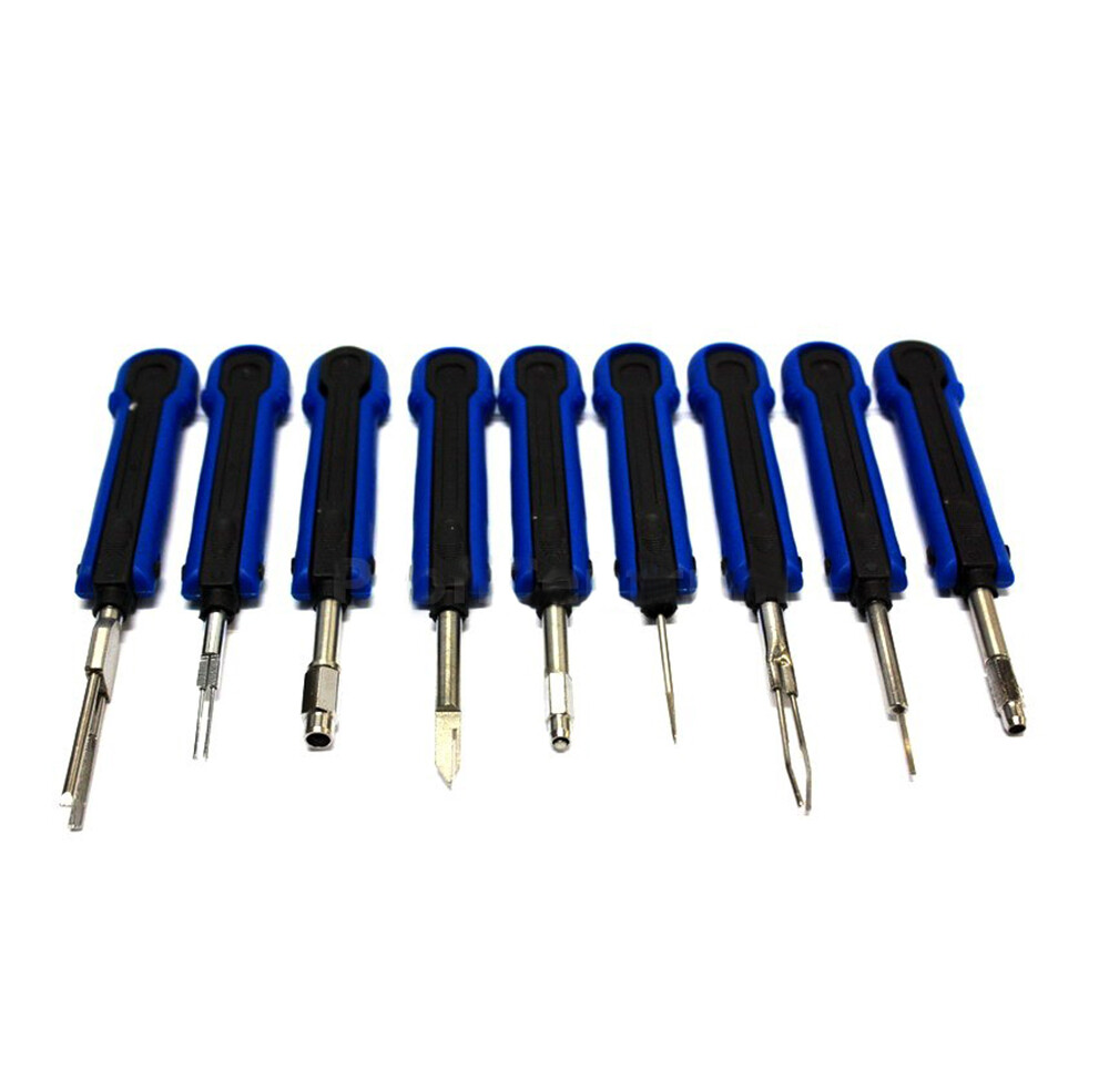 12 pc Universal Terminal Release Extractor Tool Set Mechanics Car Garage Cable