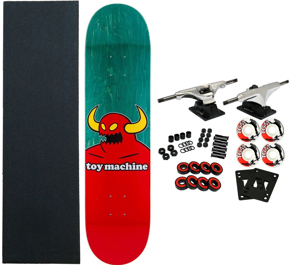 TOY MACHINE Complete Pro Skateboard MONSTER (assorted colors) 8.125