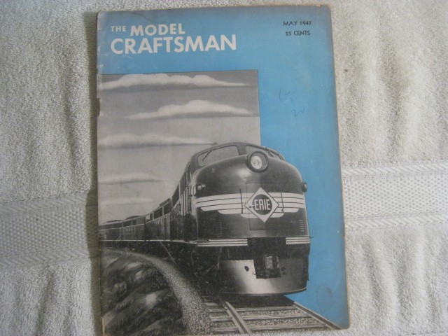 THE MODEL CRAFTSMAN  - MAY  1947 -  Complete & intact