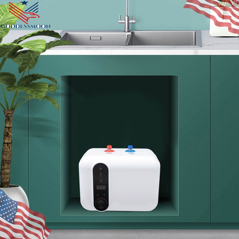 10L Electric Hot Water Heater 110V Compact Mini-Tank Storage,Rv Small Output