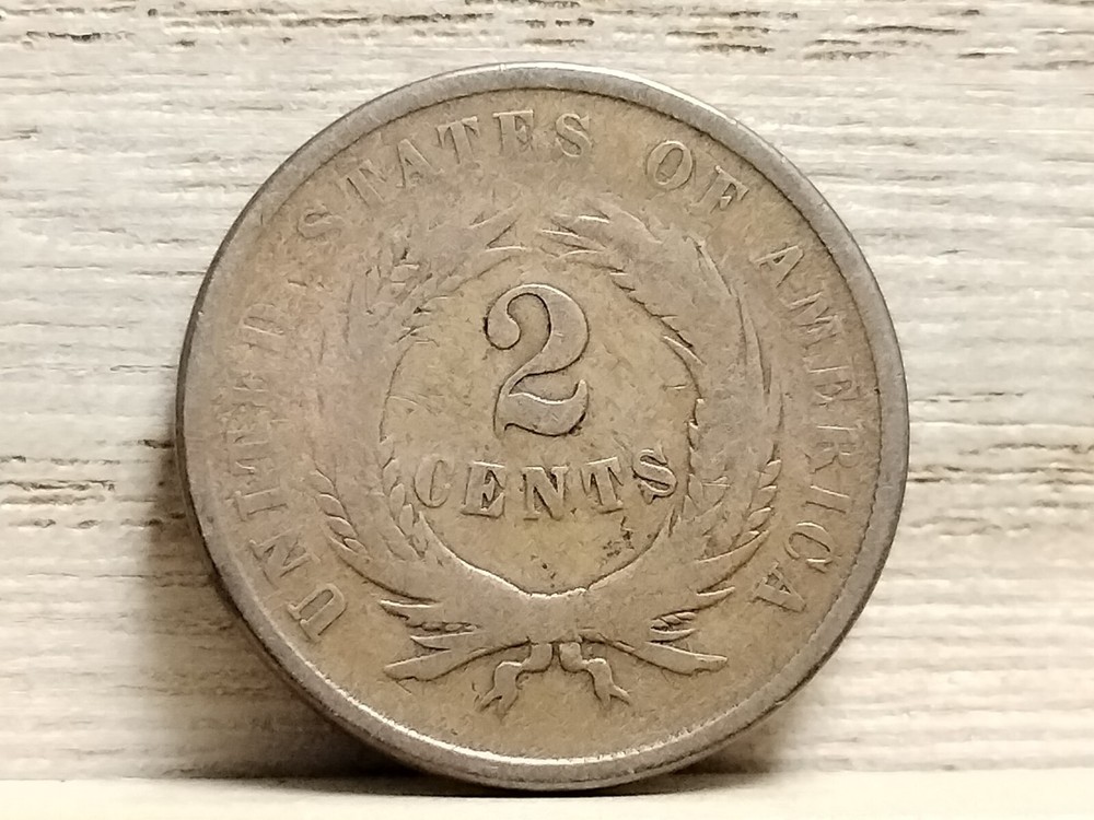 1867 2 Cents "Union Shield" US Coin