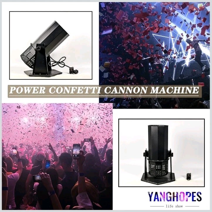 Professional Electric Confetti Cannon Machine with Wireless Remote Control
