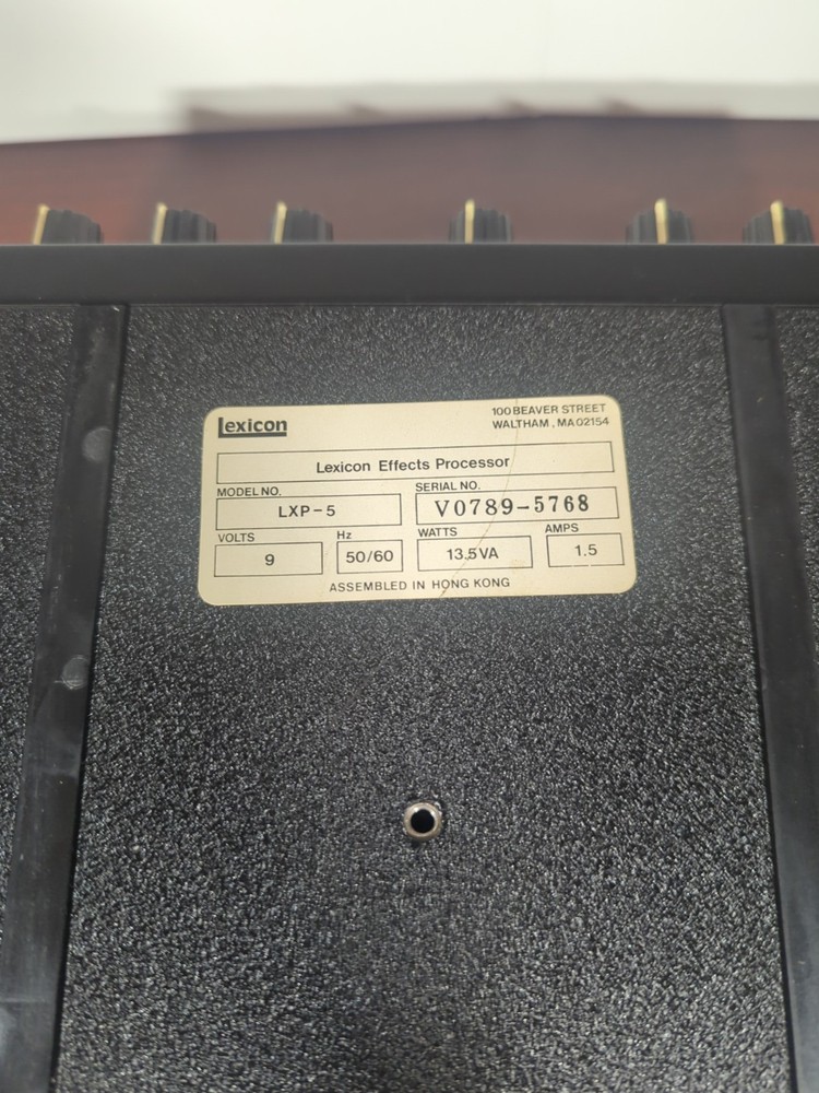 Lexicon LXP-5, Stereo Effects Processor, Delay, Chorus, Pitch, Vintage Unit