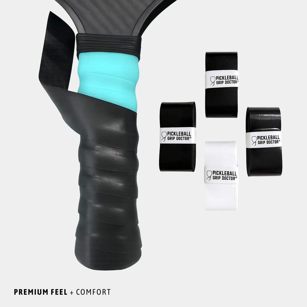 WrapGrip Premium Pickleball Paddle Overgrip 4 Pack
