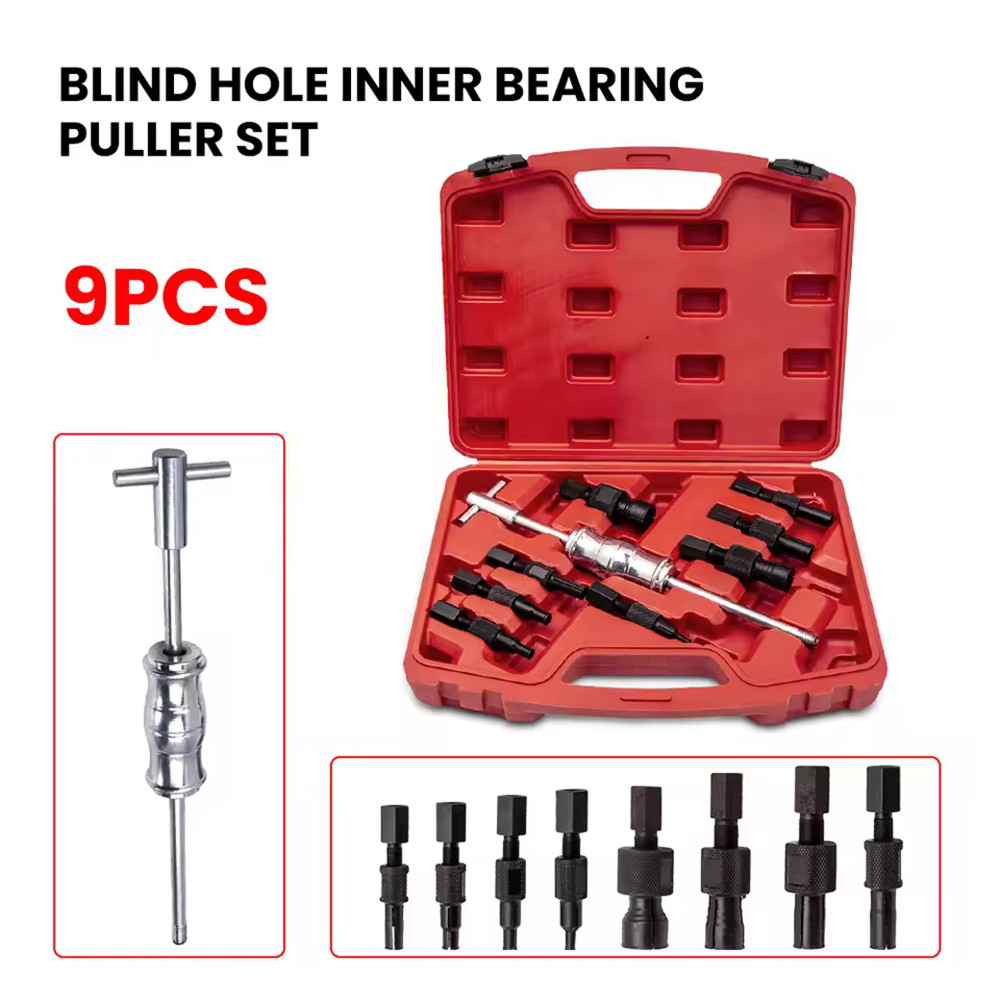 Blind Bearing Puller Kit Blind Hole Inner Bearing Remover Installer Tool Set