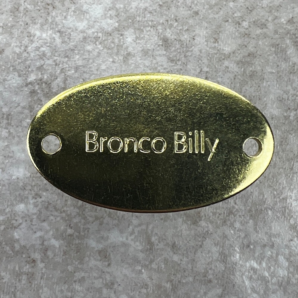 Custom Engraved Tags Personalized NAME PLATE Tags ID Tag BRASS RUSTIC OVAL MINI