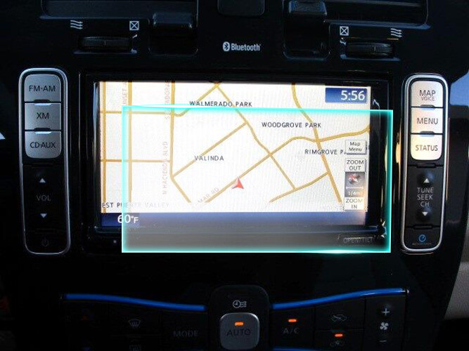 Crystal Clear Screen Protector for 2012 Nissan Leaf Vehicle Navigation
