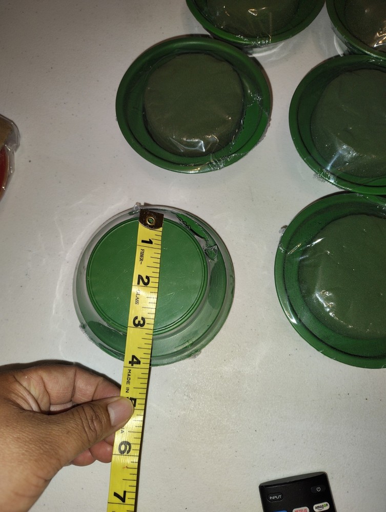 Vase Round Plastic Floral Foam 6pcs