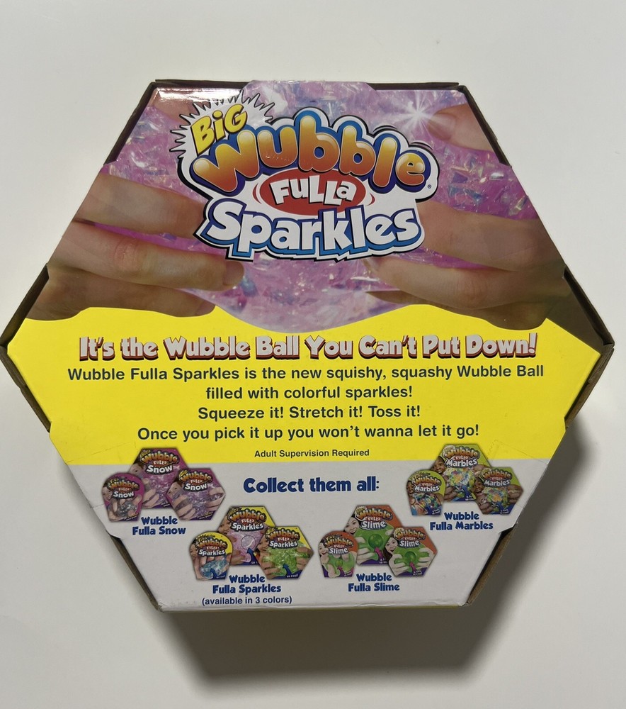 BIG Wubble Fulla SPARKLES Pink NEW