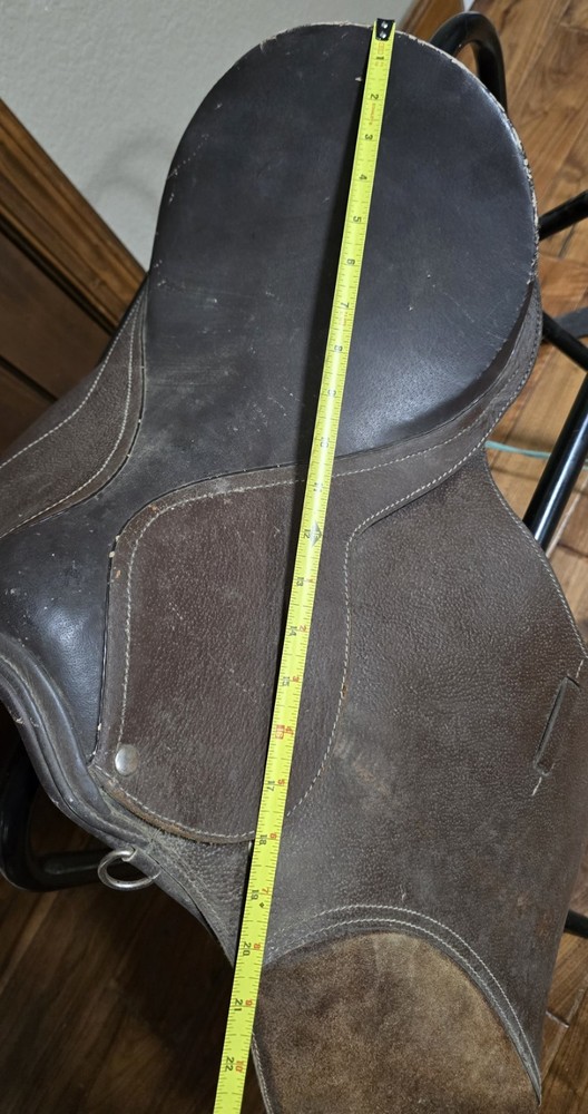 Leather English Saddle 18" Brown