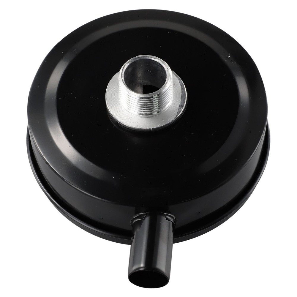 Compressor Male Threaded 32mm Air Intake Silencer Filter Metal Shell,150mm