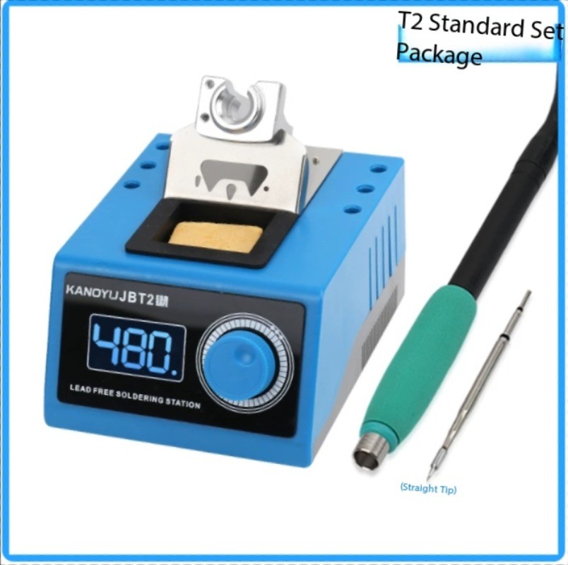 Digital Temperature-Controlled Soldering Iron with Auto-Sleep Function