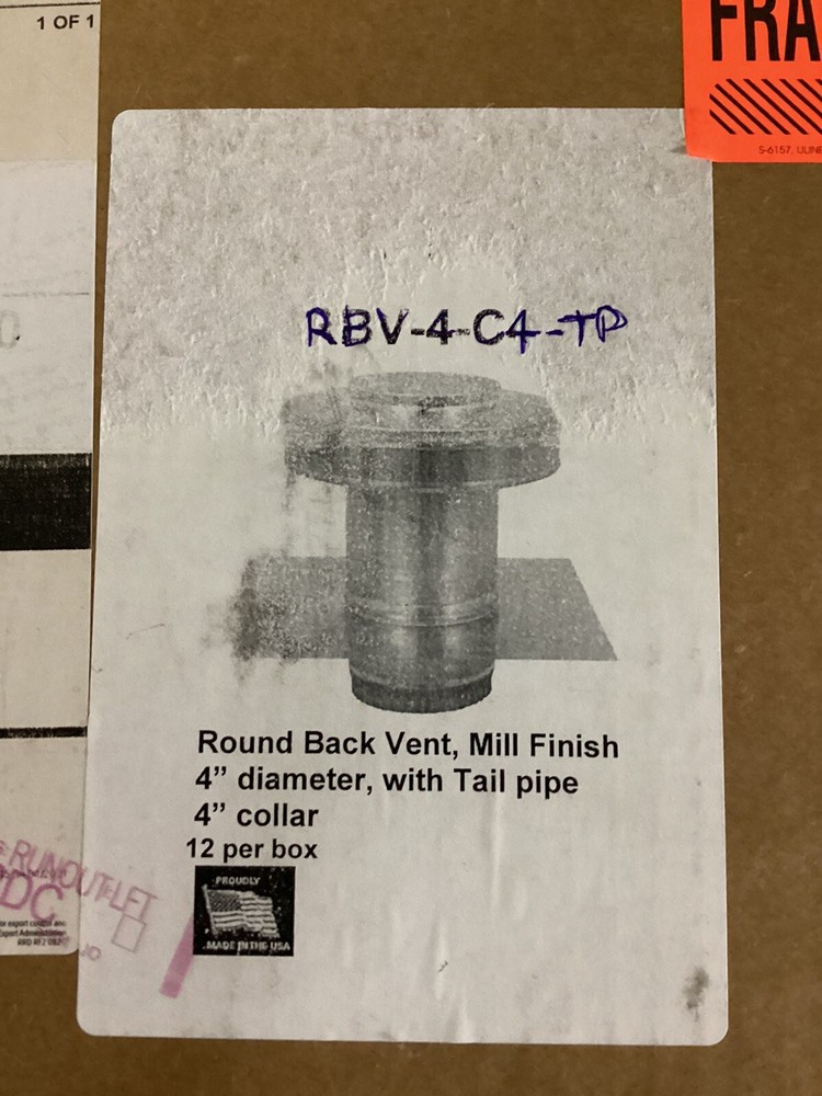 Active Ventalitation Product 4" vent