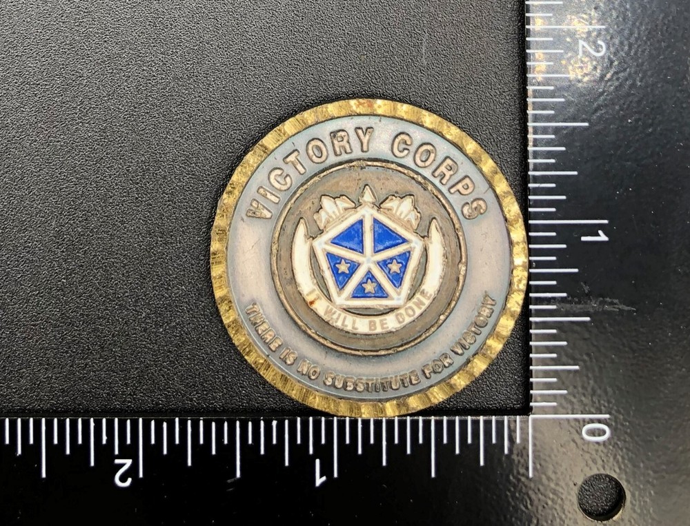 US Army Victory Corps Forward Deployed Commander Challenge Coin Challenge Token