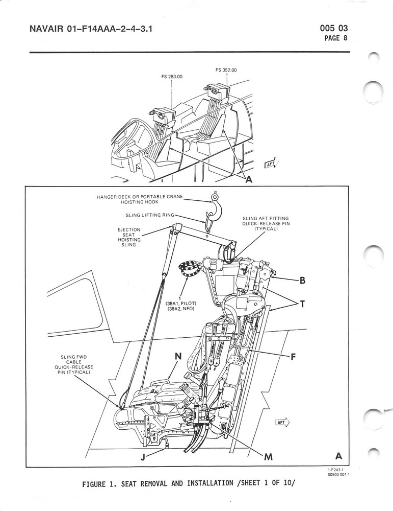 MK-GRU7A Ejection Seat Maintenance W/IPB Flight Manual - CD Version