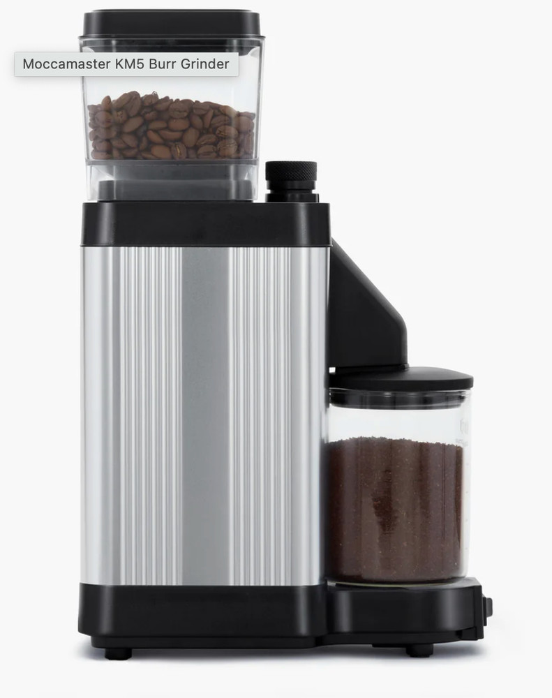 Moccamaster by Technivorm KM5 Burr Grinder  polish silver
