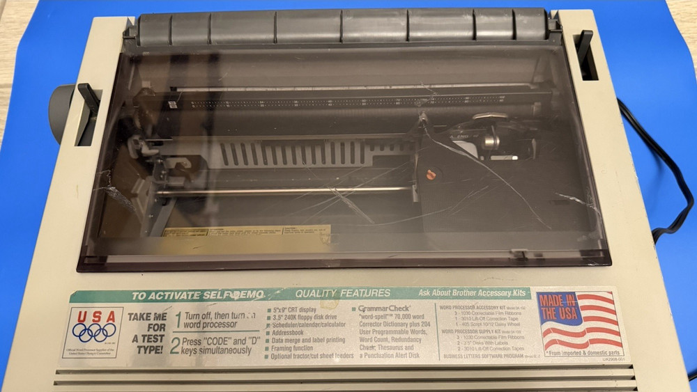 VTG Brother Word Processor WP-2400 "UNTESTED"