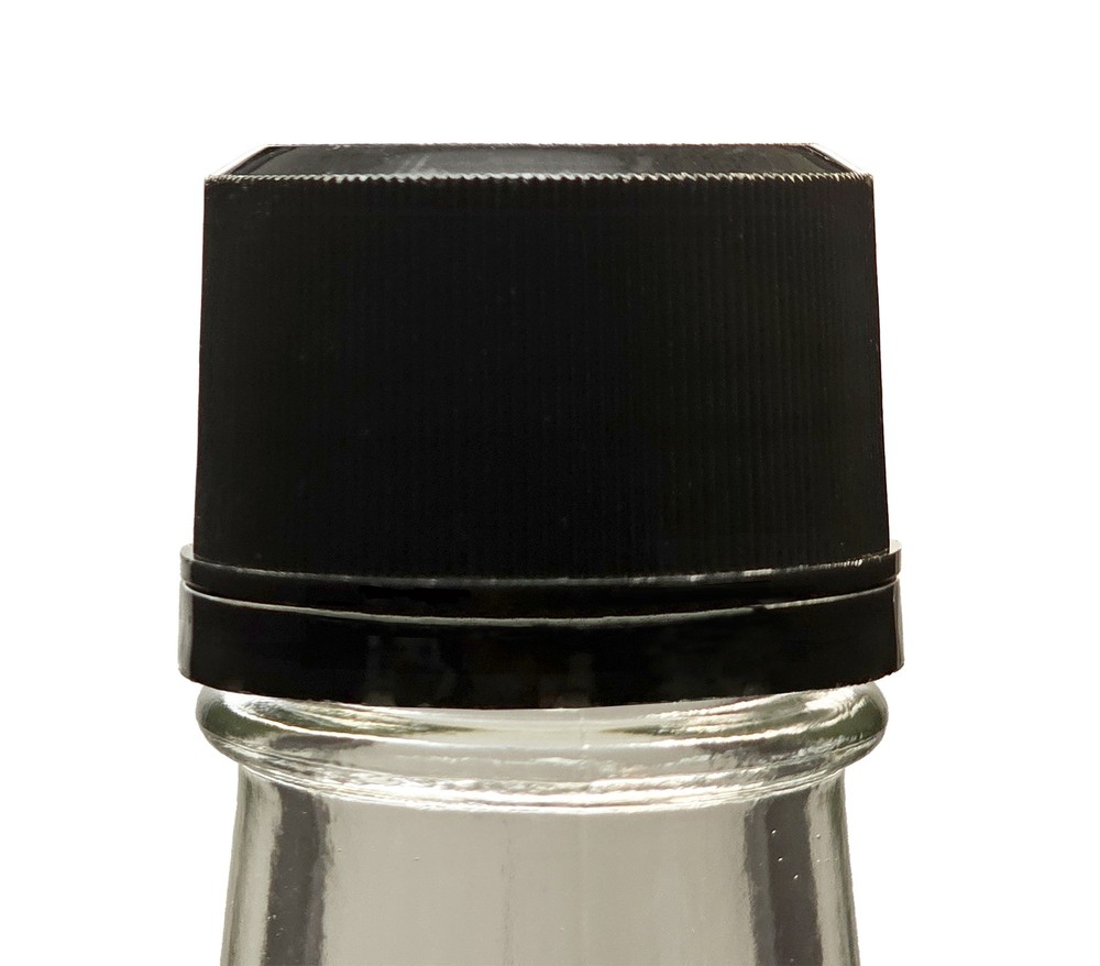 Home Brew Ohio 1.75 Liter Classic Handled Flint Liquor Bottle w 33mm Cap