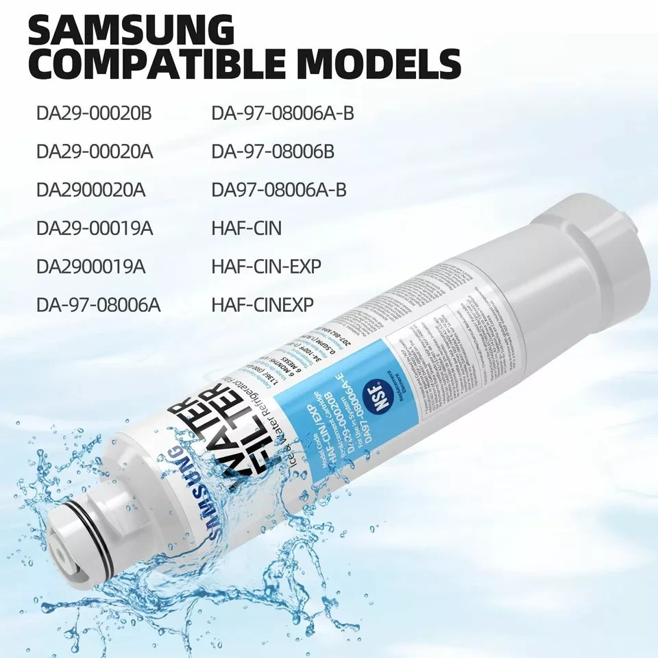 2 PACK NEW Genuine Samsung DA29-00020B HAF-CIN/EXP Refrigerator Water Filter