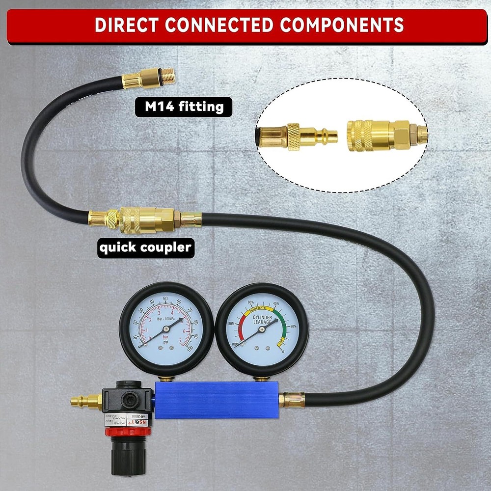 Professional Cylinder Leakage Tester Compression Leakage Tester