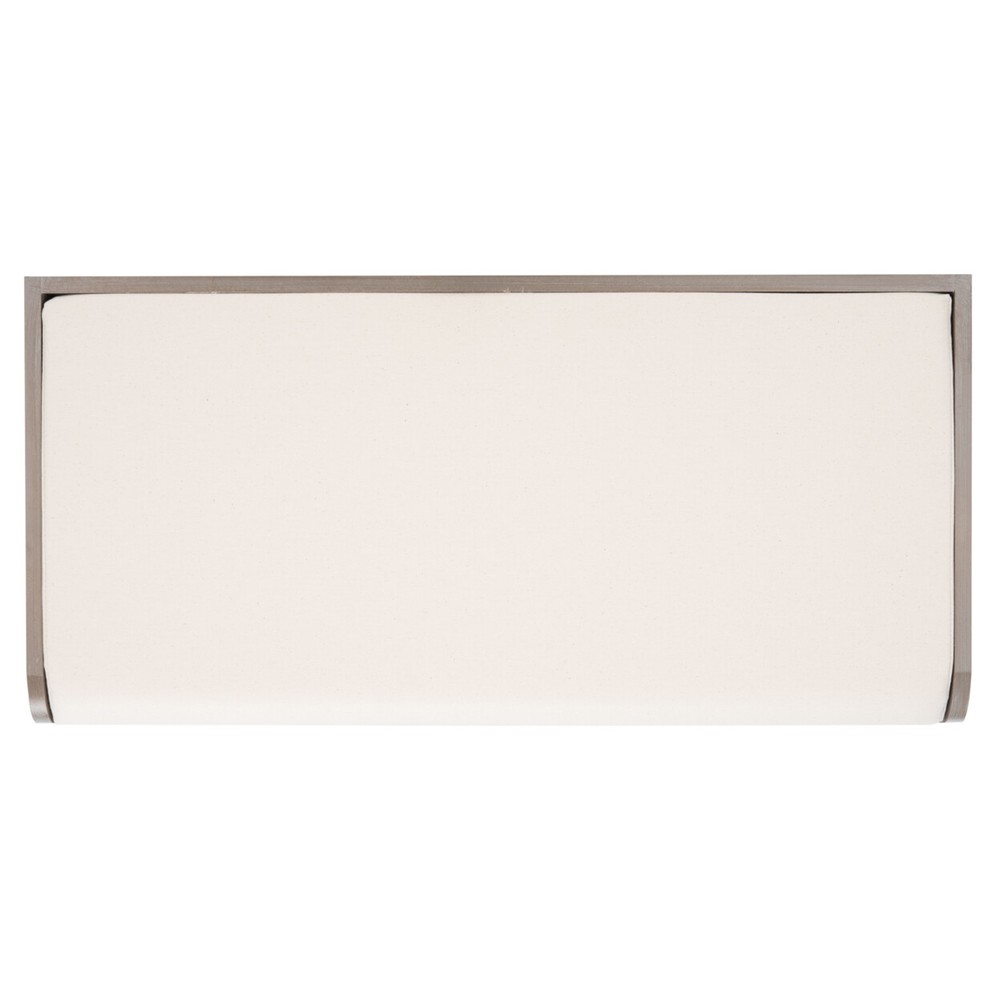 SAFAVIEH Freddy Wicker Storage Bench | White Washed |