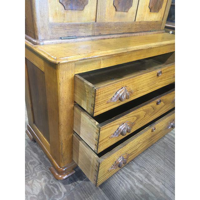 Antique Home Office Desk, Drop Front Secretary Bookcase