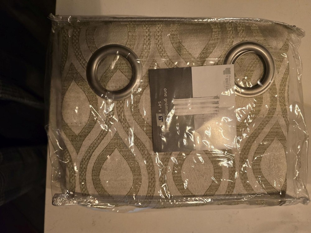 54x63 WOVEN GROMMETED WINDOW PANEL NWT