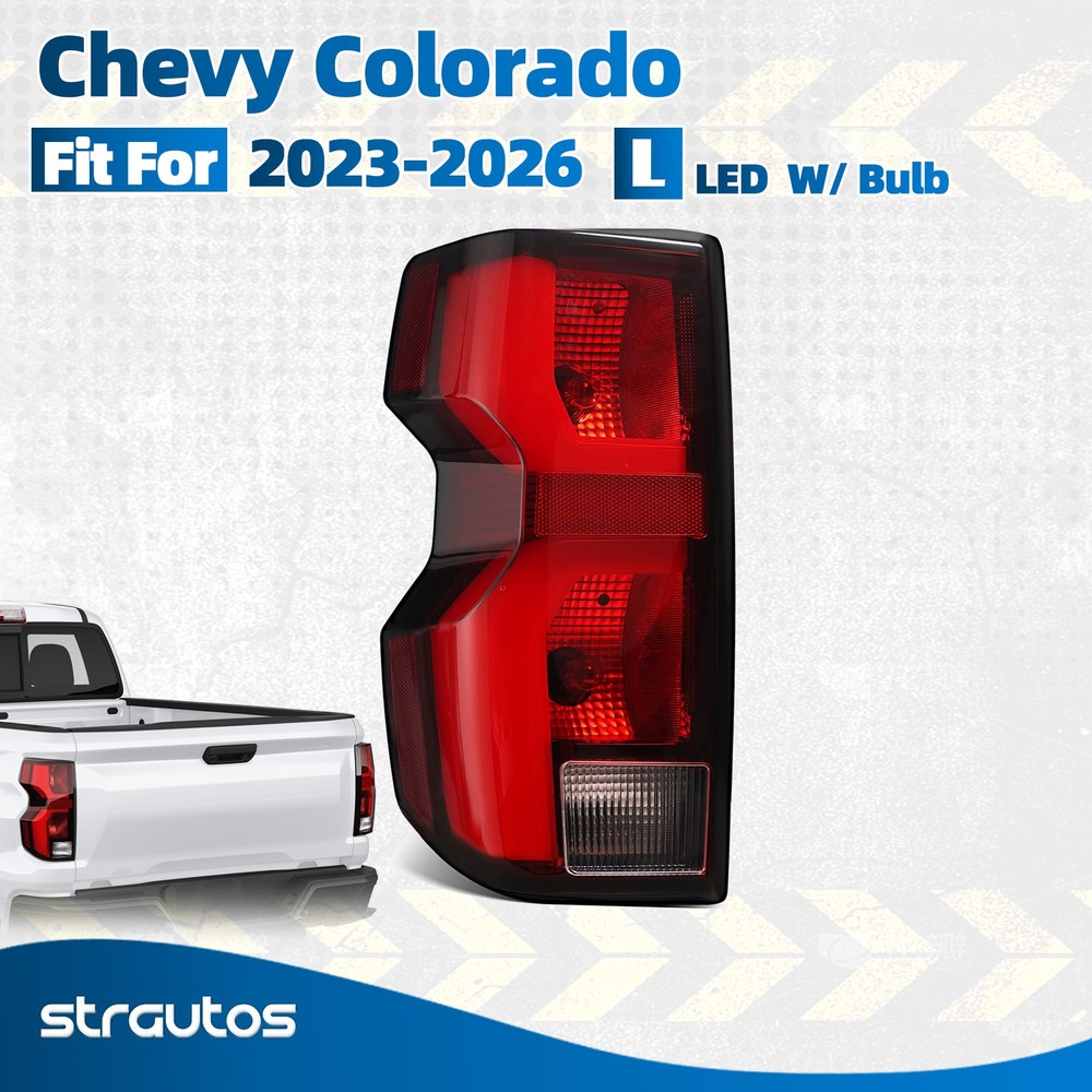 For 2023-2026 Chevy Colorado LED Tail Light Brake Lamp Left Driver Side W/ Bulb