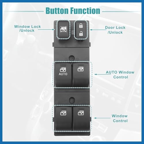 Front Left Driver Side Power Window Switch Fit for Subaru Forester 2014-2016
