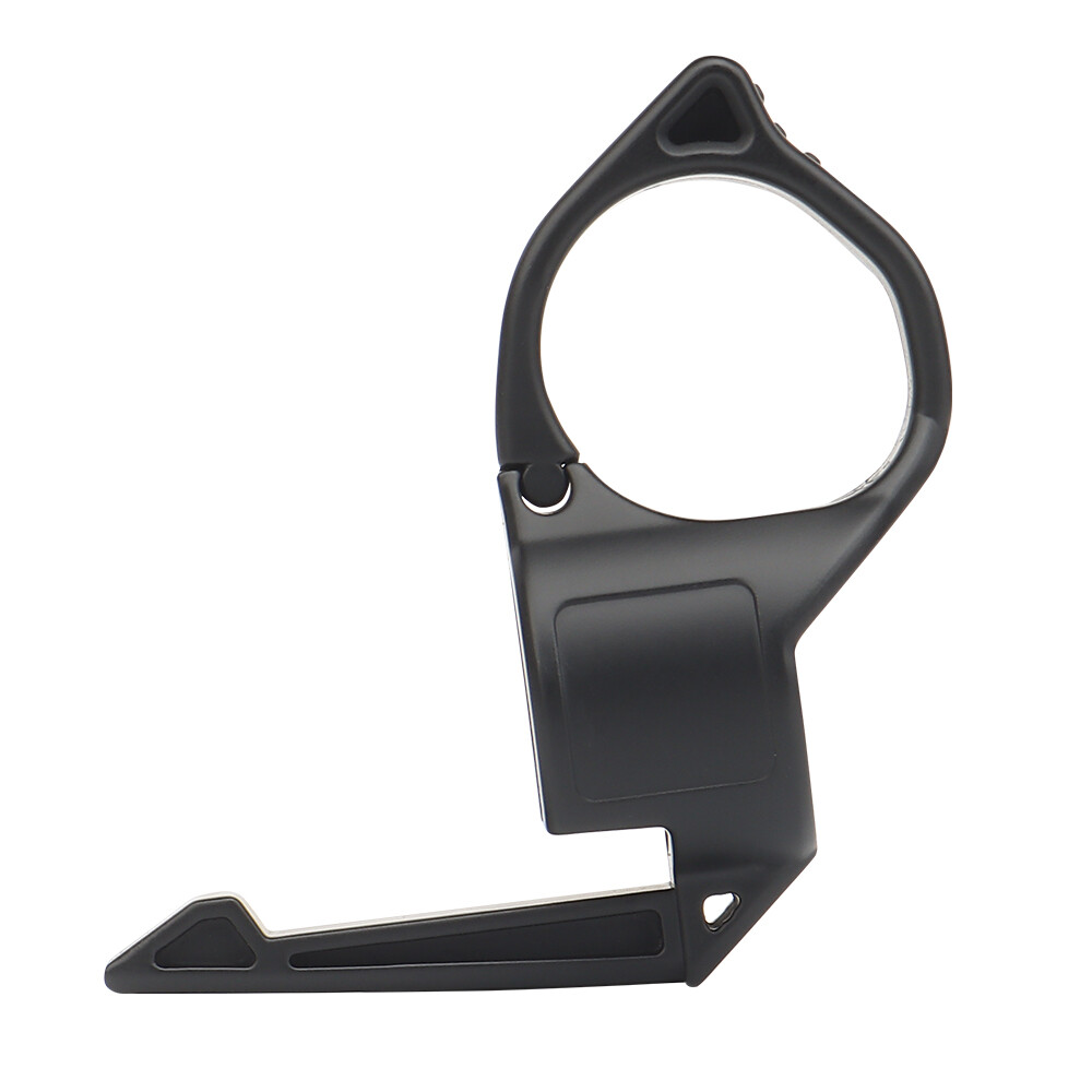 Tactical Flashlight Ring Portable Flashlight Holder with Clip for 1'' Flashlight