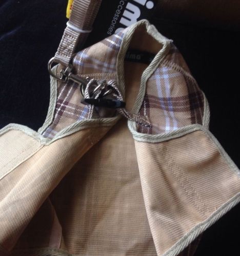 PLAID HARNESS & LEASH SET FOR DOGS & PETS