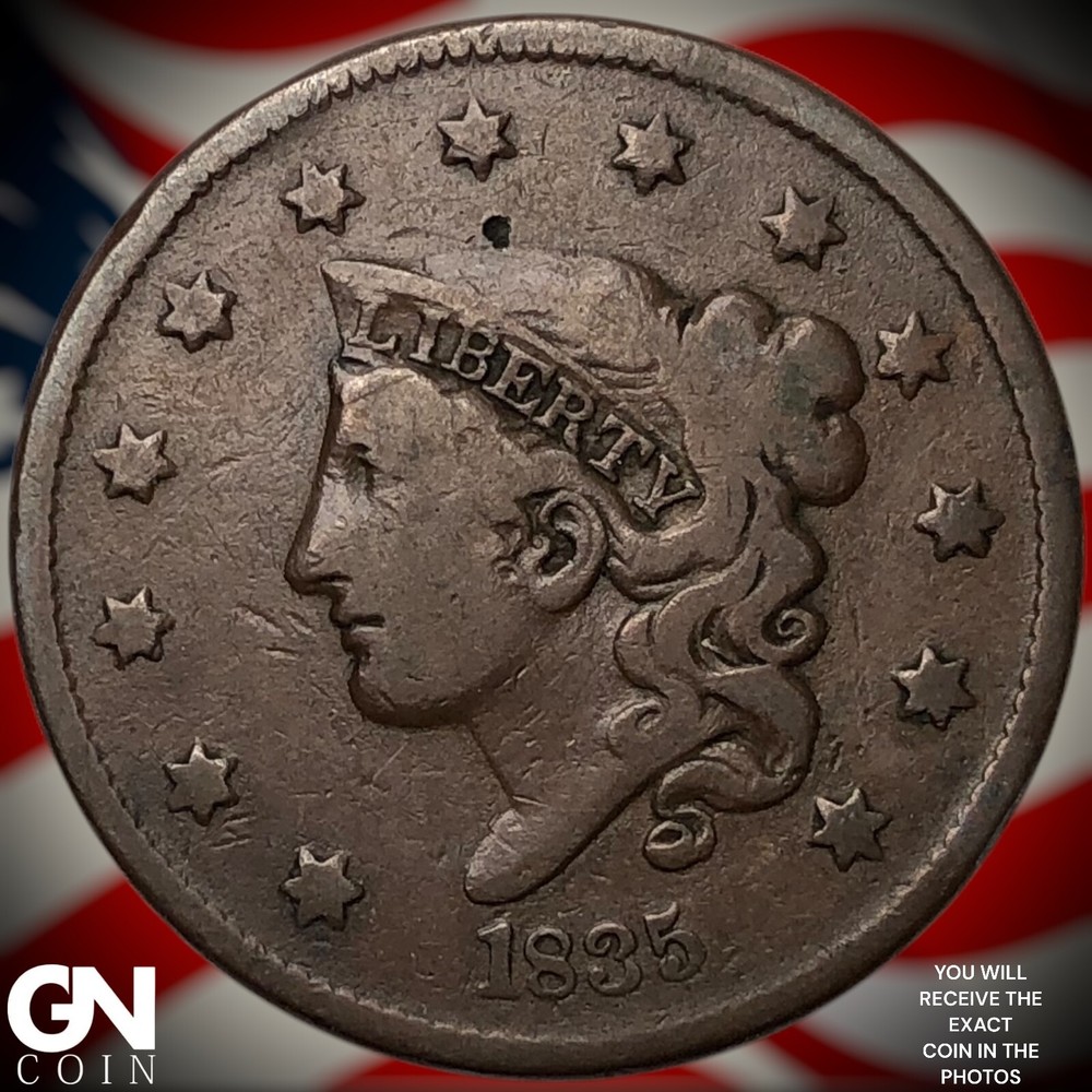 1835 Coronet Head Large Cent Y6652