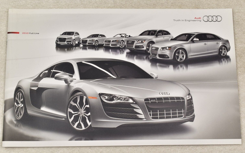 2010 AUDI FULL LINE SALES BROCHURE