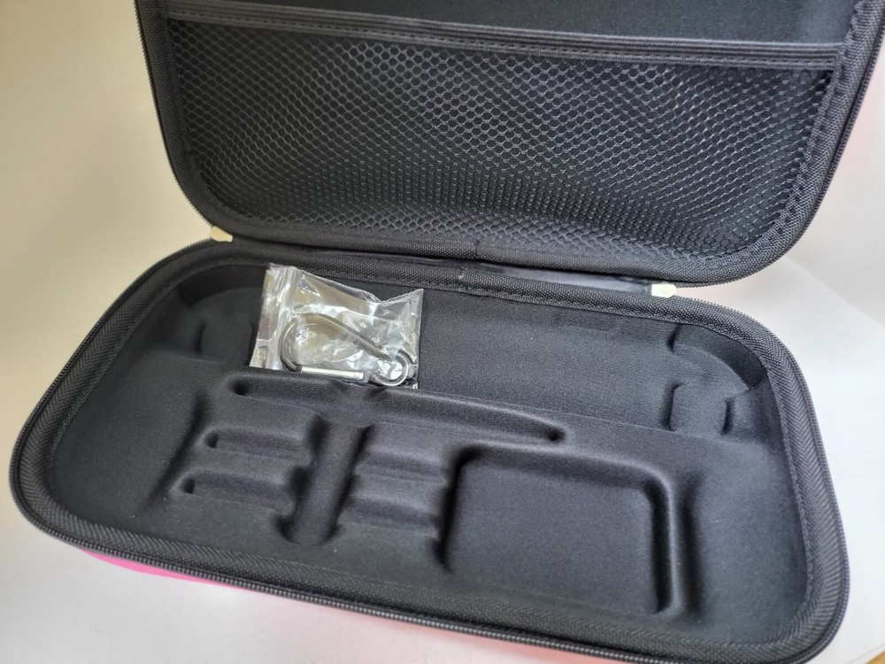 NEW PINK Wii U Gamepad Controller Hard Protective Carrying case by Tomee