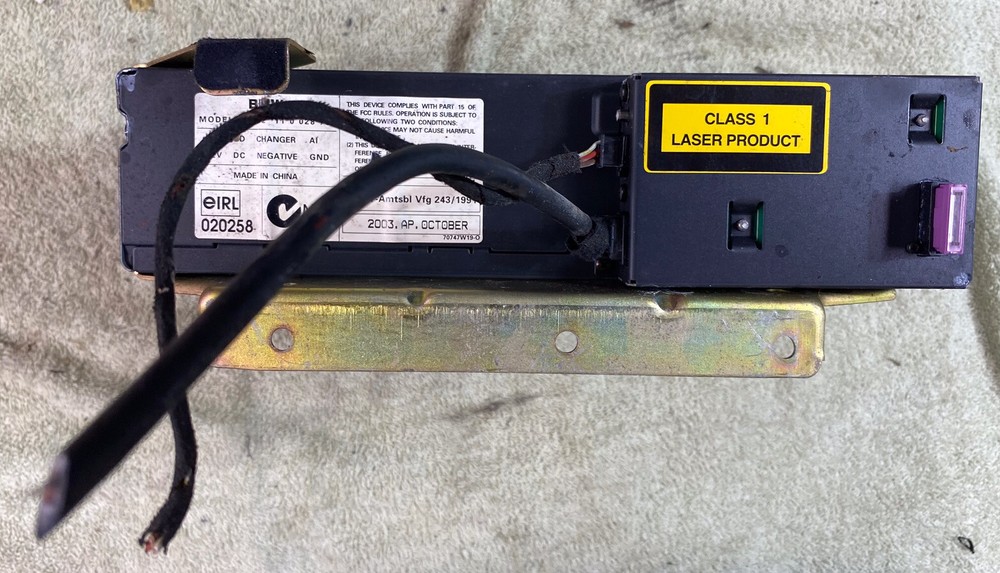 00 bmw 528i Trunk Cd Changer Unit Assembly