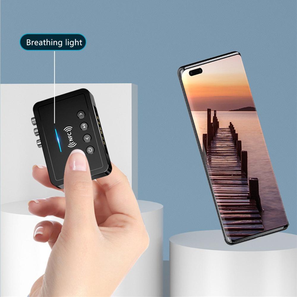 NFC Multi-Function Wireless Bluetooth 5.0 Transmitter Receiver Adapter 3.5mm AUX