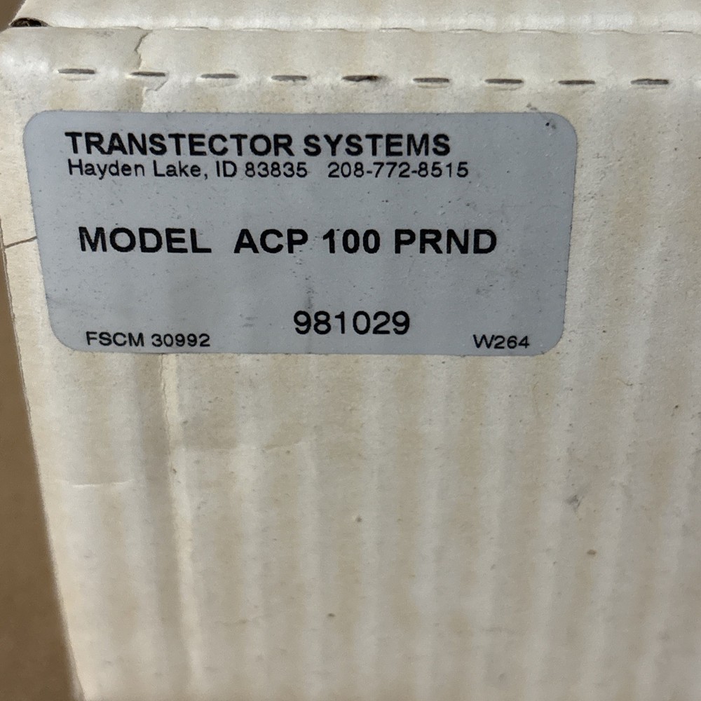 Transtector Systems Acp100prnd Surge Protector 981029