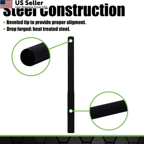 Grip 9 pc Gunsmithing Roll Pin Starter Punch Set - Sizes Include: Black