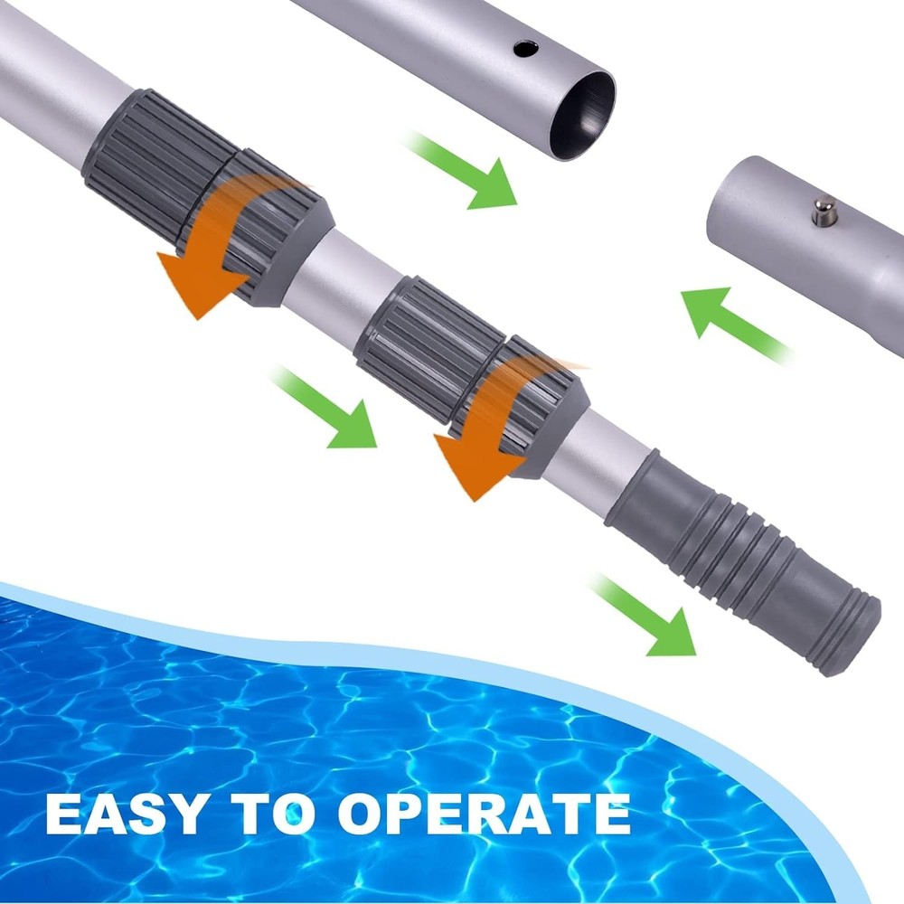 Extendable Swimming Pool Cleaning Pole