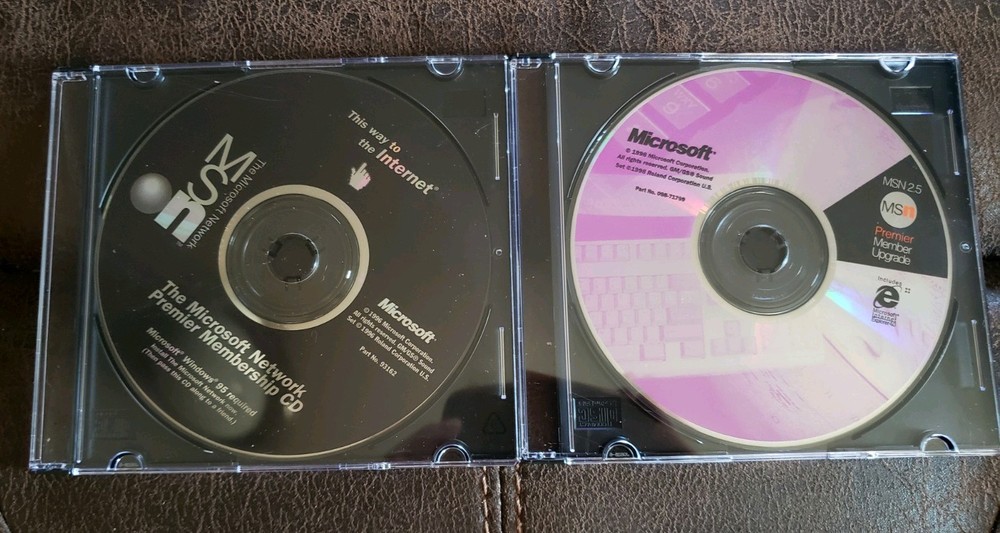 Vintage MSN Internet Discs