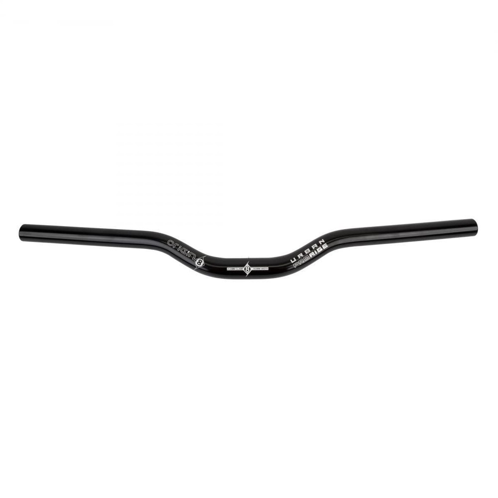 Origin8 Urban-Pro Riser Handlebar, 25.4mm, Black