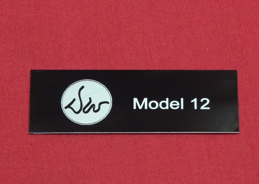 Dan Wesson Model 12 Display Case Plaque