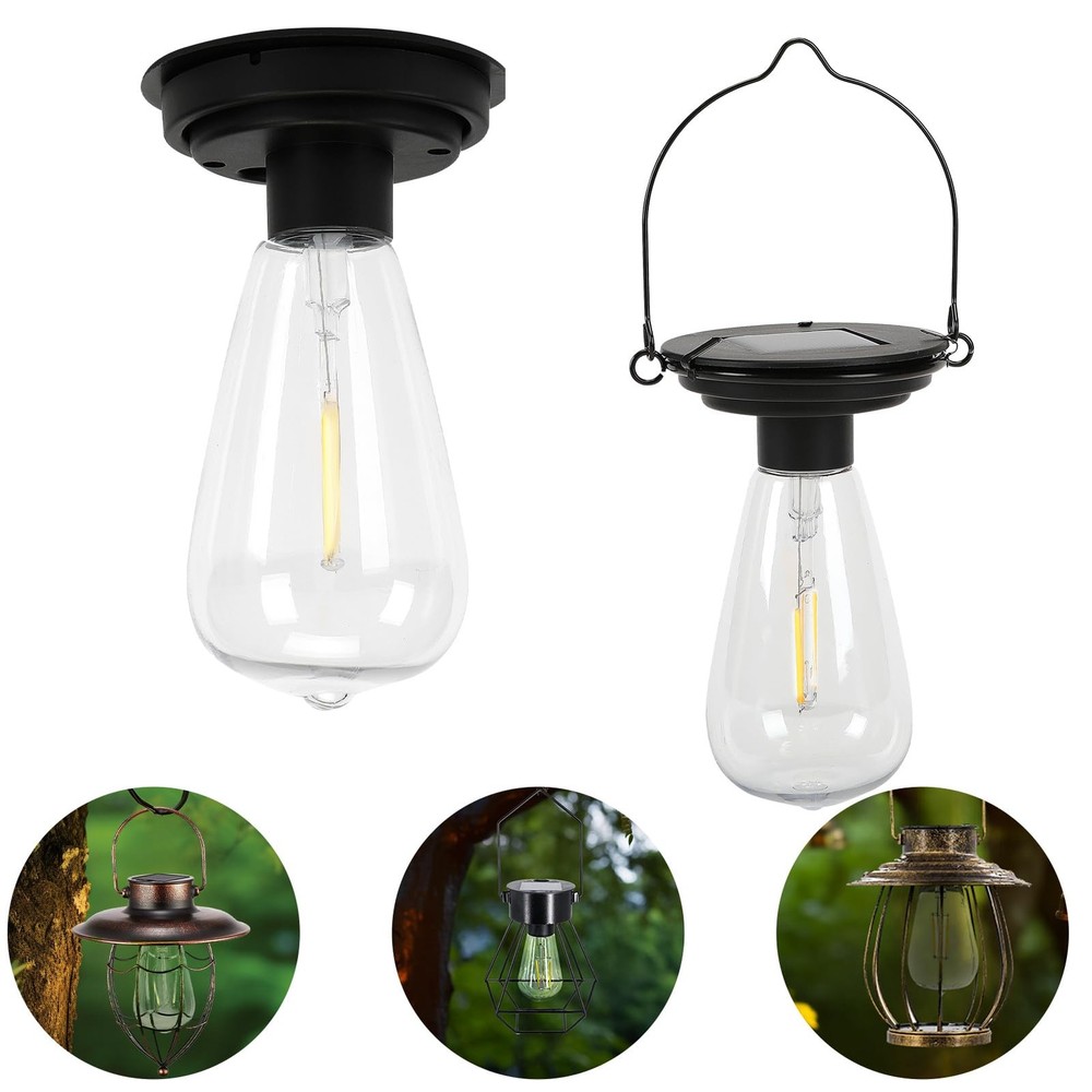 Replacement Solar Light Parts-Solar Lanterns Outdoor 1 PACK, Warm White