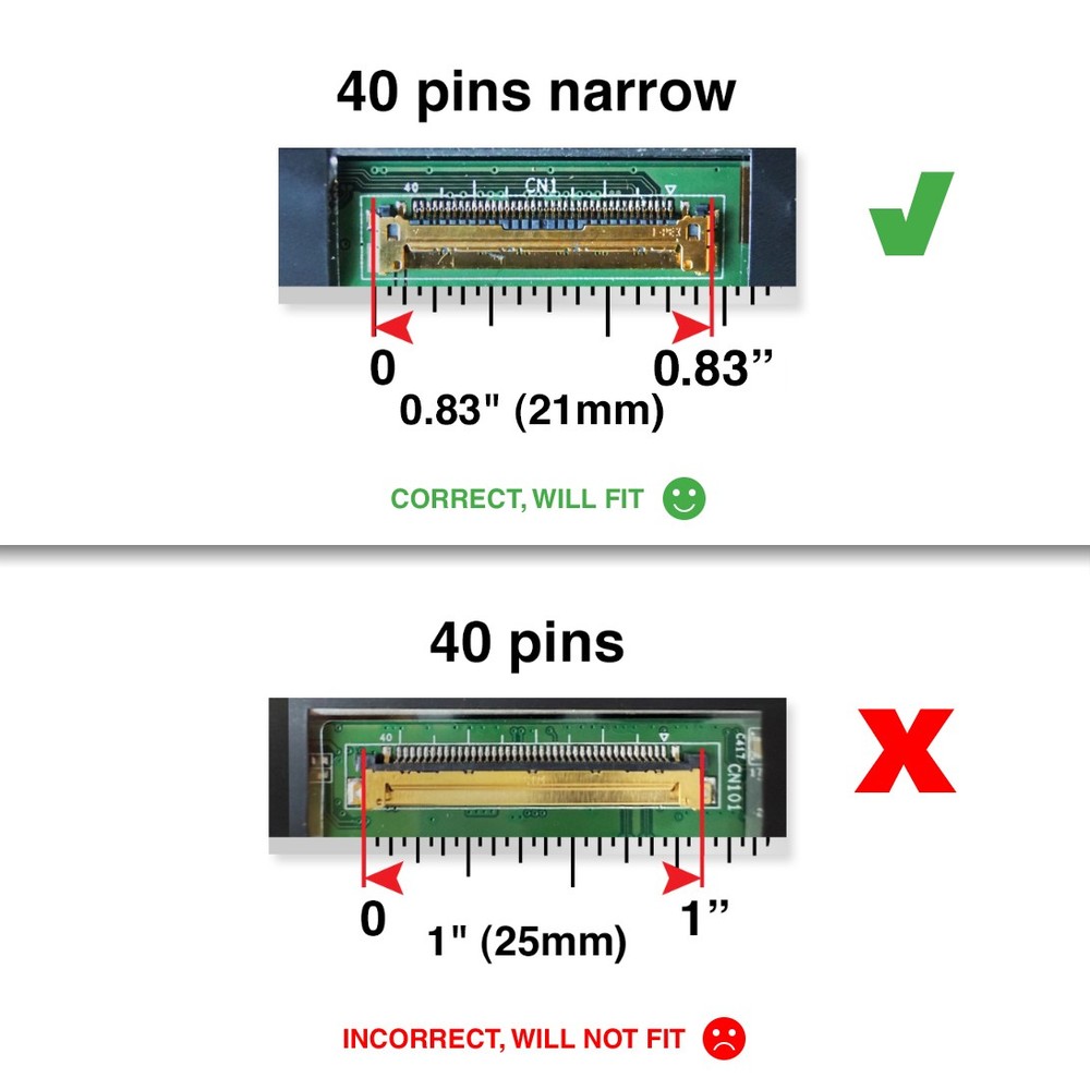 NE173FHM-NZ6 V8.0 40 Pins FHD Screen Replacement LCD Display With Tools