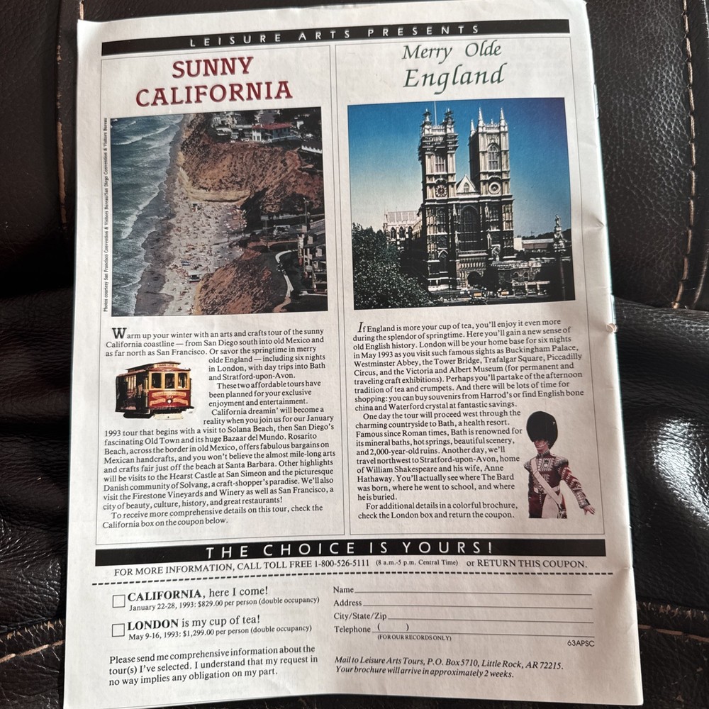 1993Plastic Canvas Magazine 21 Craft Projects Nutcracker, Candlestick Santa *AV