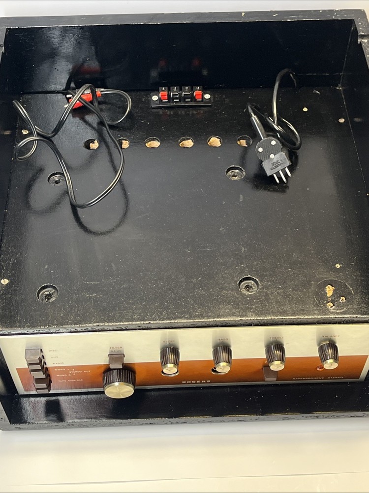 Rogers Ravensbourne Stereo Amplifier – Basic Tested – Working – May Need Service