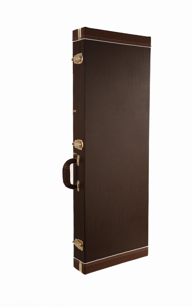Hard-Shell Electric Guitar Case (Brown)