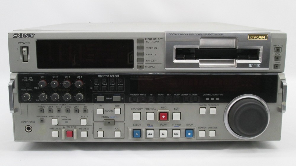 Sony DSR-2000 DVCAM miniDV Recorder / Player Editing Deck